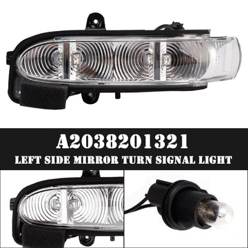 Left Side Mirror Turn Signal Light for Mercedes-Benz W211 S211 W463 A2038201321 - 0
