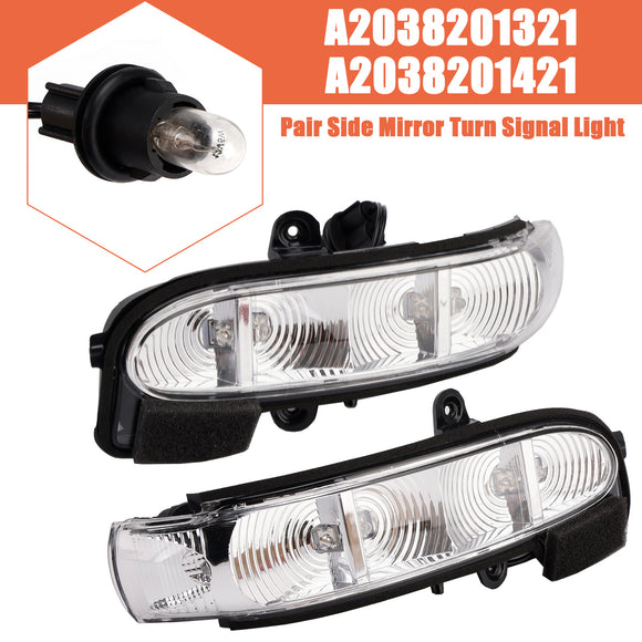 Par de luces intermitentes para espejos laterales para Mercedes-Benz W211 S211 W463