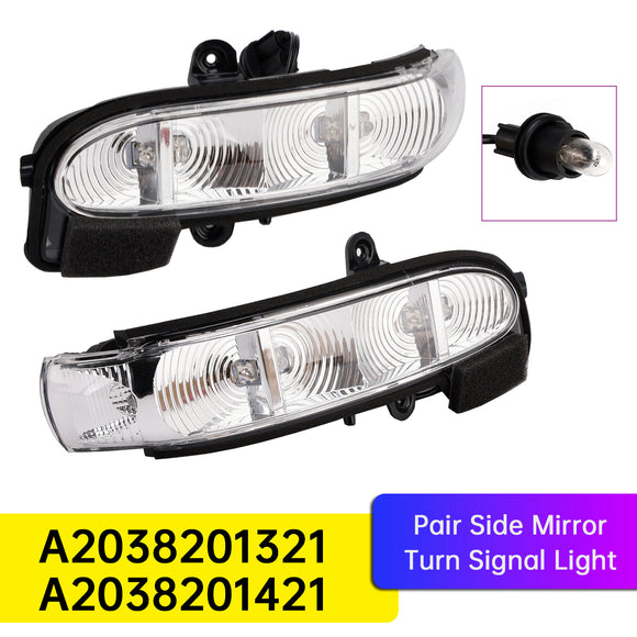 Par de luces intermitentes para espejos laterales para Mercedes-Benz W211 S211 W463