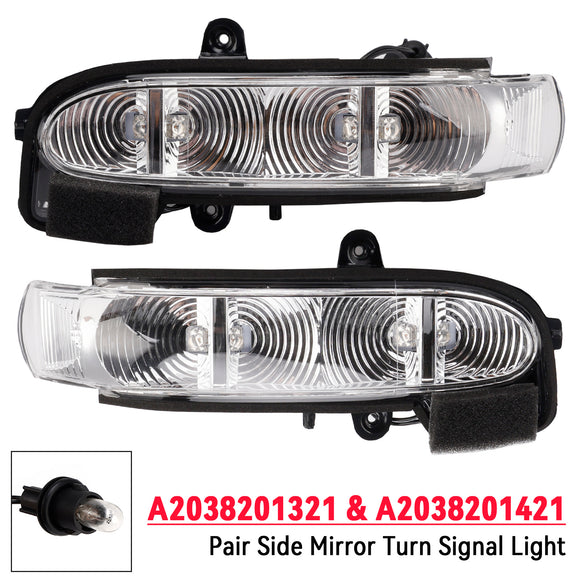 Par de luces intermitentes para espejos laterales para Mercedes-Benz W211 S211 W463