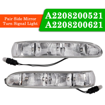 Pair Side Mirror Turn Signal Light for Mercedes-Benz W220 W215 CL55 CL500 CL600