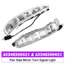 Pair Side Mirror Turn Signal Light for Mercedes-Benz W220 W215 CL55 CL500 CL600-2