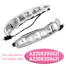 Pair Side Mirror Turn Signal Light for Mercedes-Benz W220 W215 CL55 CL500 CL600-5