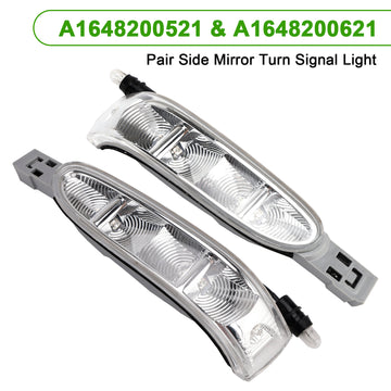 Pair Side Mirror Turn Signal Light for Mercedes-Benz ML W164 GL X164 - 0