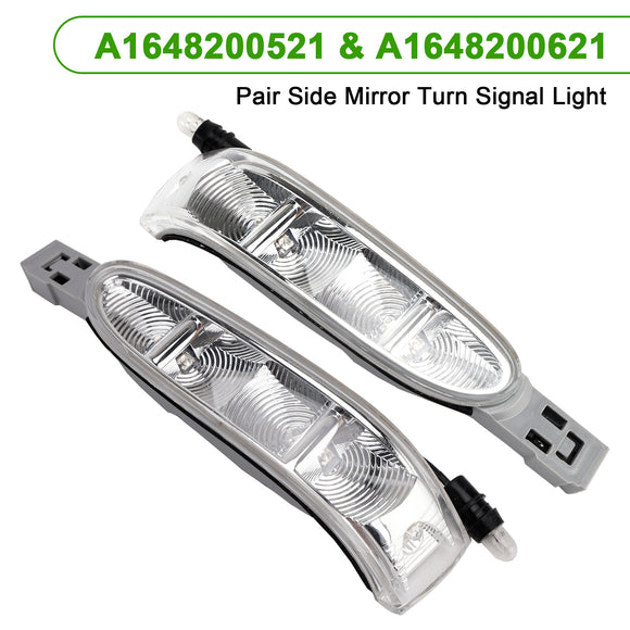 Pair Side Mirror Turn Signal Light for Mercedes-Benz ML W164 GL X164