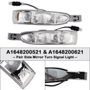 Pair Side Mirror Turn Signal Light for Mercedes-Benz ML W164 GL X164-6