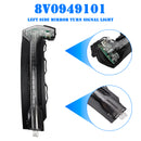 Luz intermitente de espejo lateral izquierdo para Audi A3 S3 RS3 8V 2012-2020 8V0949101-4