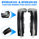 Pair Side Mirror Turn Signal Light for Audi A3 S3 RS3 8V 2012-2020-4