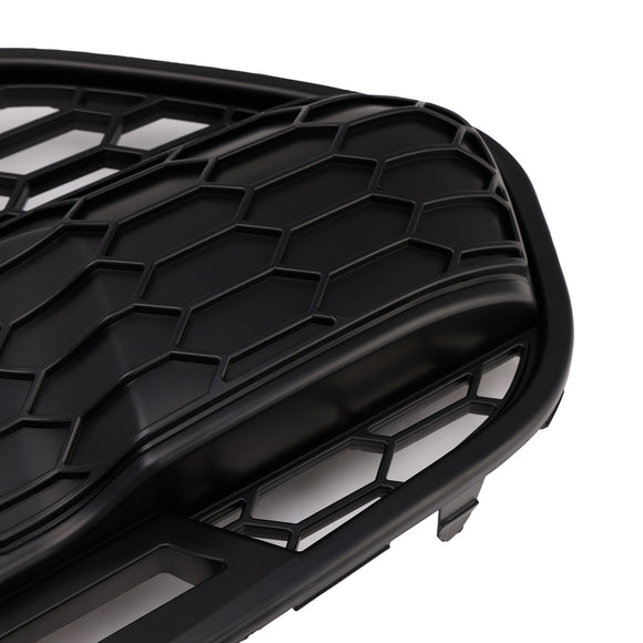 Griglia a nido d'ape nera opaca per paraurti anteriore stile Raptor Ford Transit Connect 2014-2018 con LED