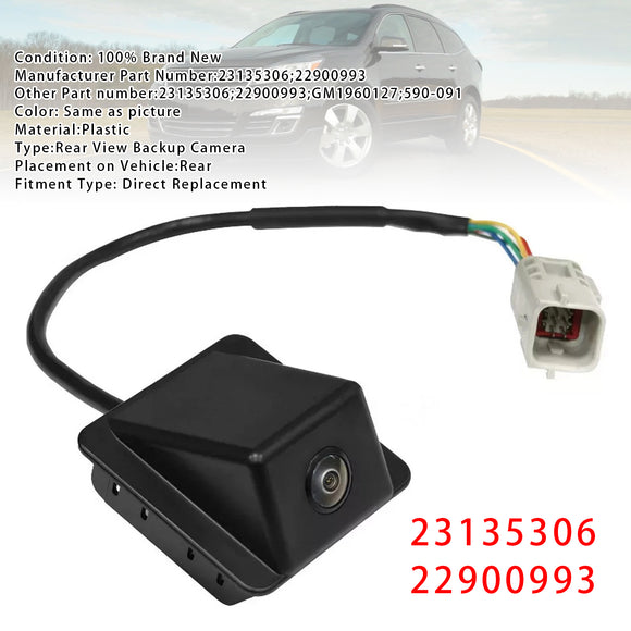 Câmera de ré com visão traseira para Chevrolet Traverse 2013-2017 23135306 22900993
