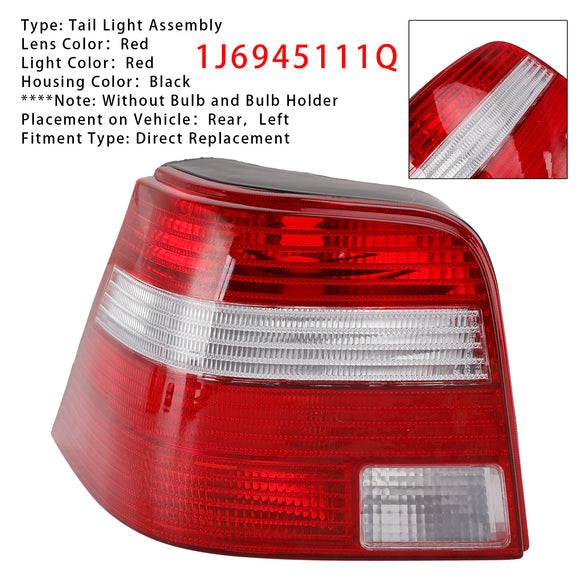 Left Tail Light Lamp 1J6945111Q For VW GOLF MK4 Hatchback 1997-2005