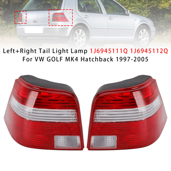 Lámpara de luz trasera izquierda + derecha J6945111Q 12Q para VW GOLF MK4 Hatchback 1997-2005