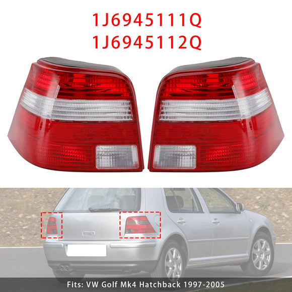 Lámpara de luz trasera izquierda + derecha J6945111Q 12Q para VW GOLF MK4 Hatchback 1997-2005