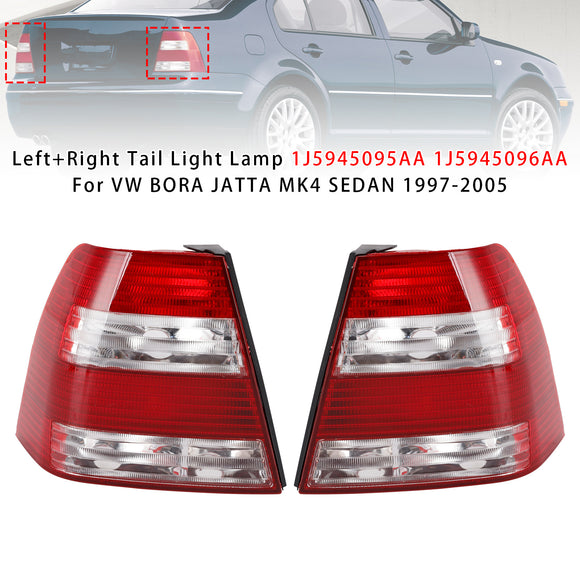 Lámpara de luz trasera izquierda + derecha 1J5945095AA 96AA para VW BORA JETTA MK4 SEDAN 97-2005
