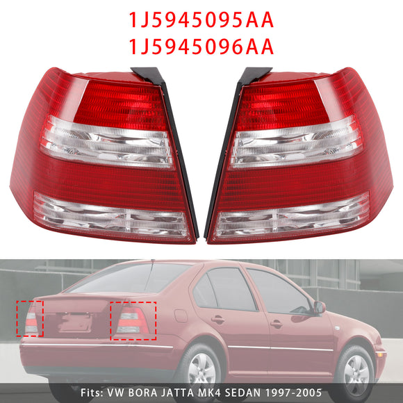 Lámpara de luz trasera izquierda + derecha 1J5945095AA 96AA para VW BORA JETTA MK4 SEDAN 97-2005