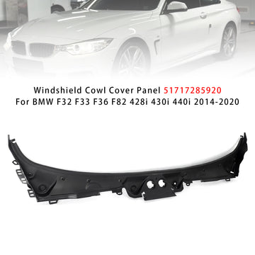 Windshield Cowl Cover Panel For BMW F32 F33 F36 F82 428i 430i 440i 2014-2020 - 0