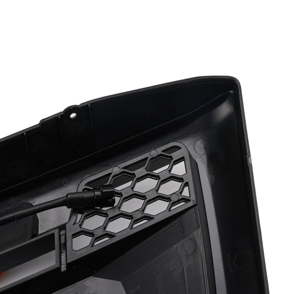 1998–2000 Ford Ranger Honeycomb Raptor Style Grill Frontstoßstange Mattschwarzer Grill mit LED-Licht
