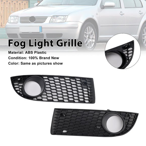 Schwarze Waben-Nebelscheinwerfer-Kühlergrill-Abdeckung vorne, passend für Volkswagen Bora 2005–2007