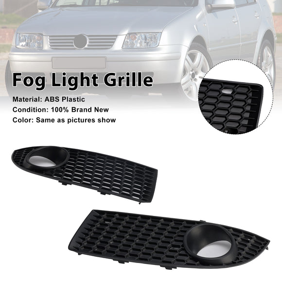 Schwarze Waben-Nebelscheinwerfer-Kühlergrill-Abdeckung vorne, passend für Volkswagen Bora 2005–2007