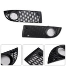 Schwarze Waben-Nebelscheinwerfer-Kühlergrill-Abdeckung vorne, passend für Volkswagen Bora 2005–2007-6