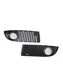 Schwarze Waben-Nebelscheinwerfer-Kühlergrill-Abdeckung vorne, passend für Volkswagen Bora 2005–2007-14