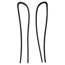 2PCS Window Glass Molding RH & LH For HONDA CR-X CRX EF8 1988-1991-5