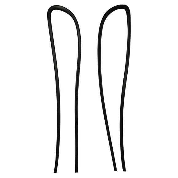 2PCS Window Glass Molding RH & LH For HONDA CR-X CRX EF8 1988-1991