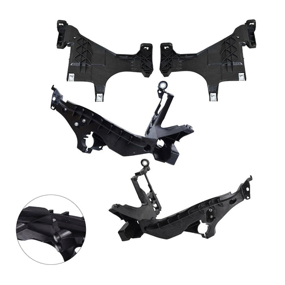 4PCS Frontscheinwerferhalterung Stützplattenhalterung für Audi A4 S4 2013 2014-2016
