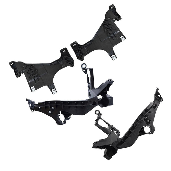 4PCS Frontscheinwerferhalterung Stützplattenhalterung für Audi A4 S4 2013 2014-2016