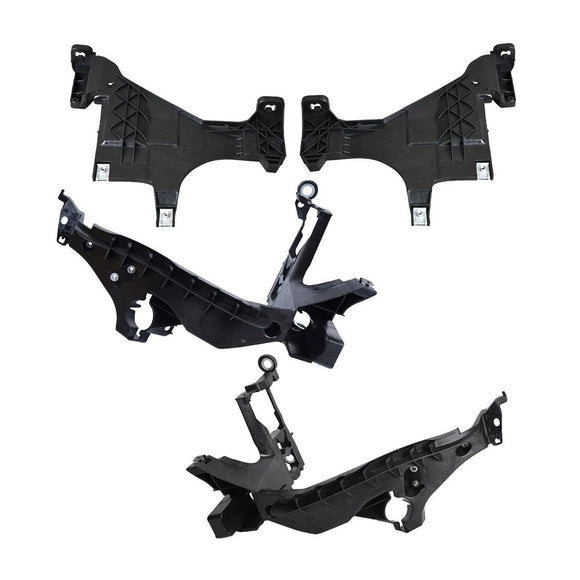 4PCS Frontscheinwerferhalterung Stützplattenhalterung für Audi A4 S4 2013 2014-2016