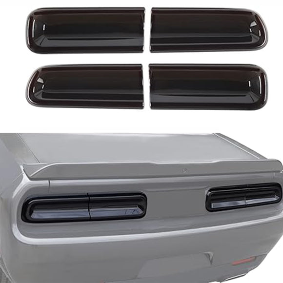 Smoked Tail Light Covers Light Exterior Accessories For Dodge Challenger 15-23