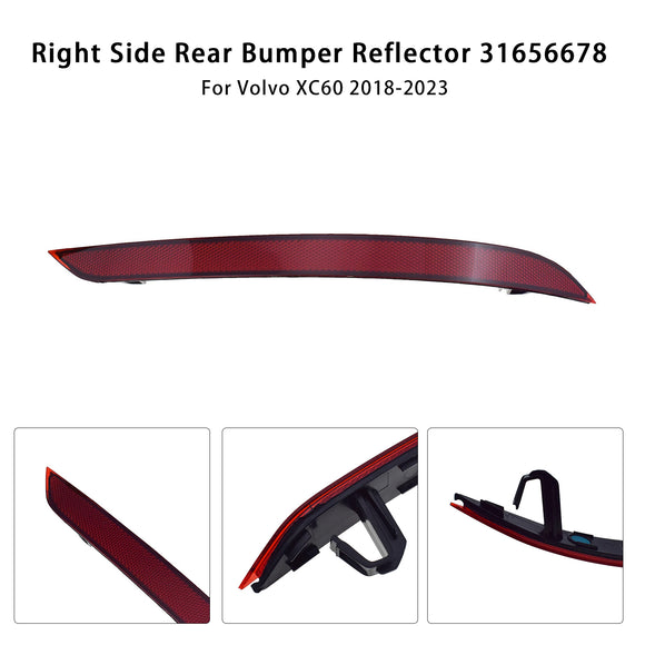 Reflektor für hintere Stoßstange rechts, 31656678, für Volvo XC60 2018–2023