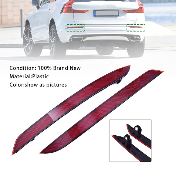 2Pcs Left&Right Side Rear Bumper Reflector For Volvo XC60 2018-2023