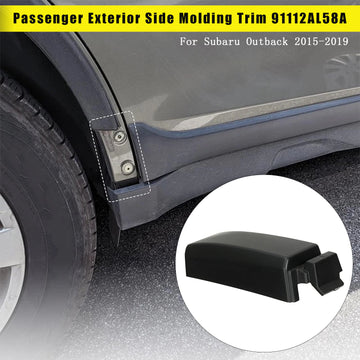Passenger Exterior Side Molding Trim 91112AL58A For Subaru Outback 2015-2019