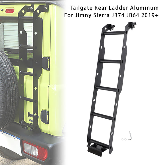 Escalera trasera de aluminio para portón trasero para Jimny Sierra JB74 JB64 2019-2026