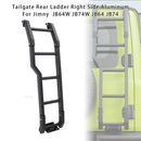 Takaluukun takatikkaat oikea puoli alumiinia Jimnylle JB64W JB74W JB64 JB74 2019-2026-2