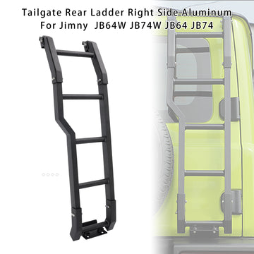 Tailgate Rear Ladder Right Side Aluminum For Jimny  JB64W JB74W JB64 JB74 2019-2026 - 0