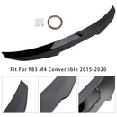 Gloss Black Rear Boot Spoiler For BMW 4 Series F33 Convertible 2013+ PMS Style-7