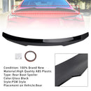 Alerón trasero para maletero, color negro brillante, para BMW Serie 4, G22, G82, Coupe 2020+, estilo PMS-3