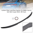 Carbon Fiber Look Rear Spoiler For BMW 4 Series G22 G82 Coupe 2020+ M4 Style-2