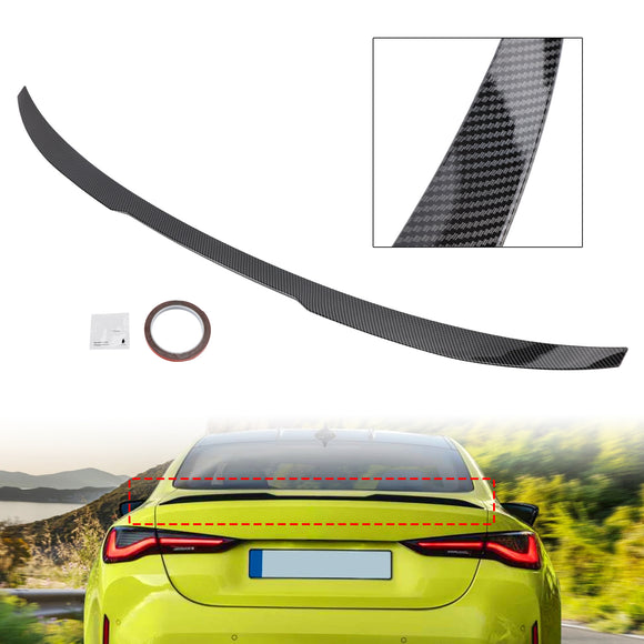 Carbon Fiber Look Rear Spoiler For BMW 4 Series G22 G82 Coupe 2020+ M4 Style