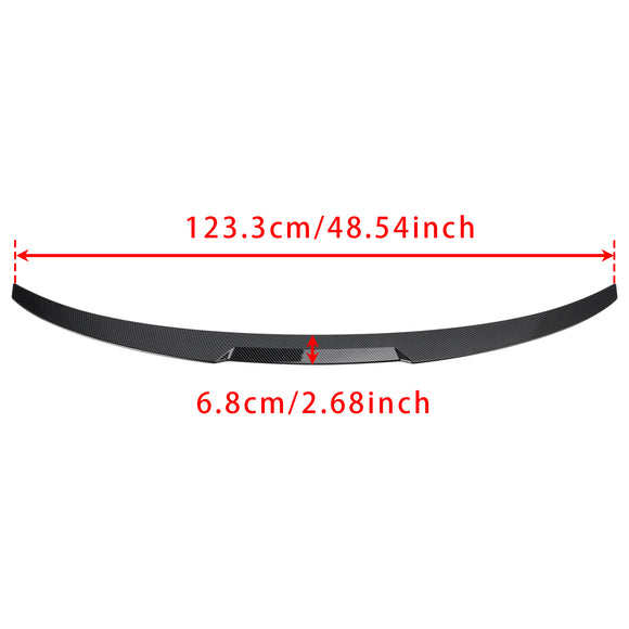 Alerón trasero con apariencia de fibra de carbono para BMW Serie 4 G23 Convertible 21-24 estilo M4