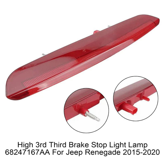 Korkea 3. kolmas jarrun jarruvalolamppu 68247167AA Jeep Renegade 2015-2020