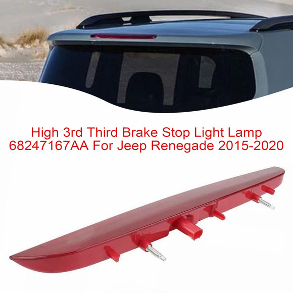Korkea 3. kolmas jarrun jarruvalolamppu 68247167AA Jeep Renegade 2015-2020