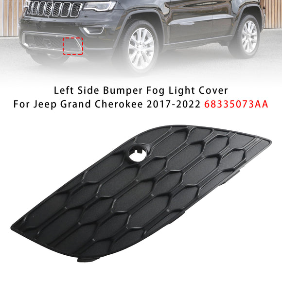 Left Side Bumper Fog Light Cover For Jeep Grand Cherokee 2017-2022 68335073AA
