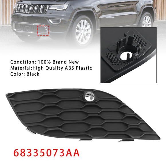 Left Side Bumper Fog Light Cover For Jeep Grand Cherokee 2017-2022 68335073AA