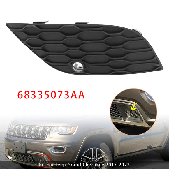 Left Side Bumper Fog Light Cover For Jeep Grand Cherokee 2017-2022 68335073AA
