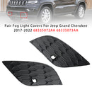 Paar Nebelscheinwerferabdeckungen für Jeep Grand Cherokee 2017–2022 68335072AA 68335073AA-1
