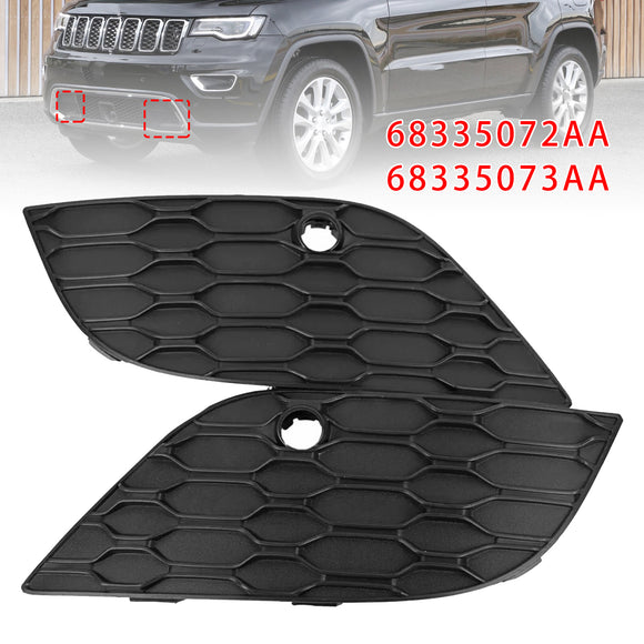 Paar Nebelscheinwerferabdeckungen für Jeep Grand Cherokee 2017–2022 68335072AA 68335073AA