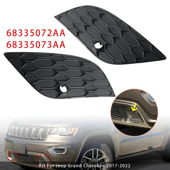 Paar Nebelscheinwerferabdeckungen für Jeep Grand Cherokee 2017–2022 68335072AA 68335073AA